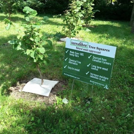 Terrafibre Hemp Tree Squares Grow Product