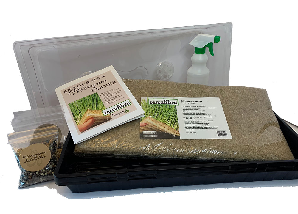 Terrafibre Be Your Own Microgreen Farmer Starter Kit